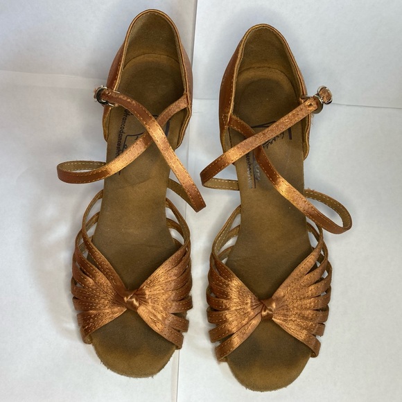 *SOLD ELSEWHERE* GFranco Latin "Sunset" dance shoes - Picture 8 of 8